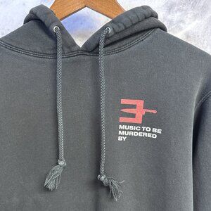 Eminem Music to be Murdered By Hoodie Sweatshirt Black Size Small Hip Hop Rap